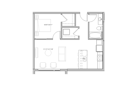 a black and white floor plan of a house
